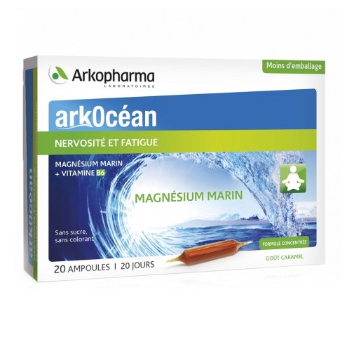 ArkOcéan Magnésium Marin + Vitamine B6 20 Ampoules