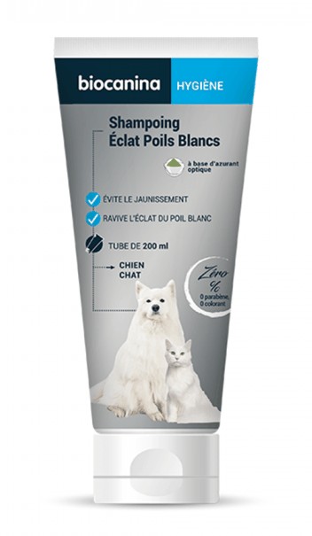 Biocanina Shampooing Eclat Poils Blancs 200ml