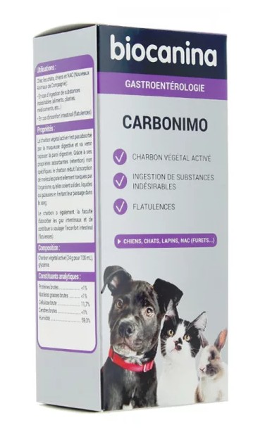 Biocanina Carbonimo Charbon Végétal Activé 100ml