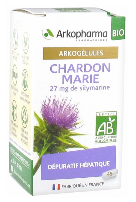 Arkogélules Chardon Marie 45 Gélules