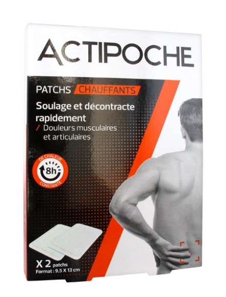 Actipoche Chaud Patchs Chauffants 9.5x13cm