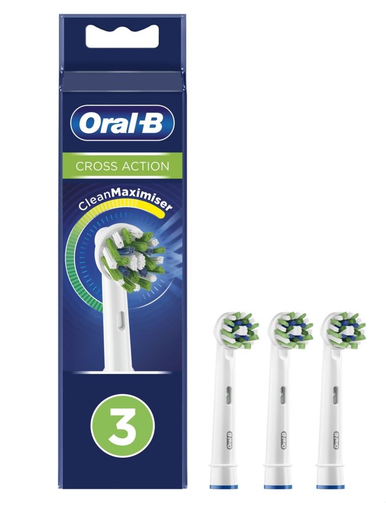 Oral-B Brossettes Cross Action 3 Recharges