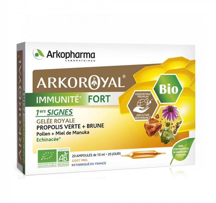 Arko Royal Résistance Propolis Verte + Echinacee 10 Ampoules