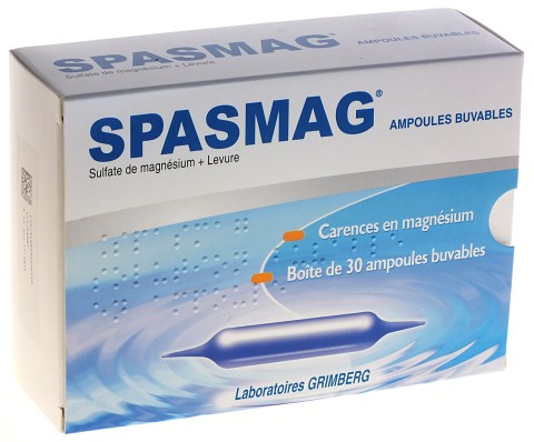 Spasmag 30 Ampoules Buvables