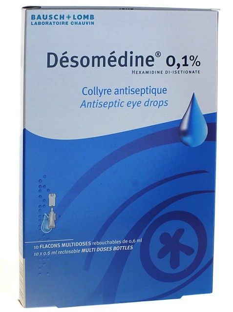Desomedine 0.1% Collyre Antiseptique 10 Multidoses