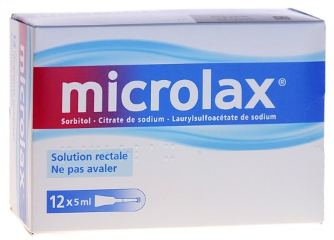 Microlax Adulte 12 Unidoses