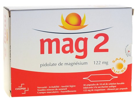 Mag 2 Ampoules Sans Sucre