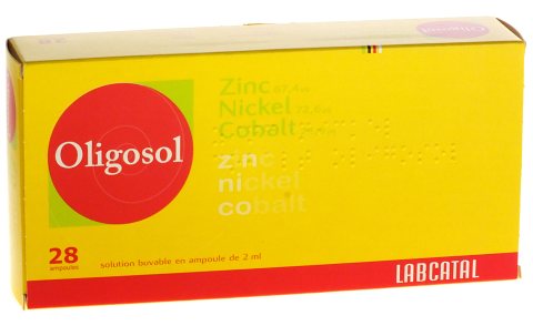 Oligosol Zinc-Nickel-Cobalt (Zn-Ni-Co) 28 Ampoules