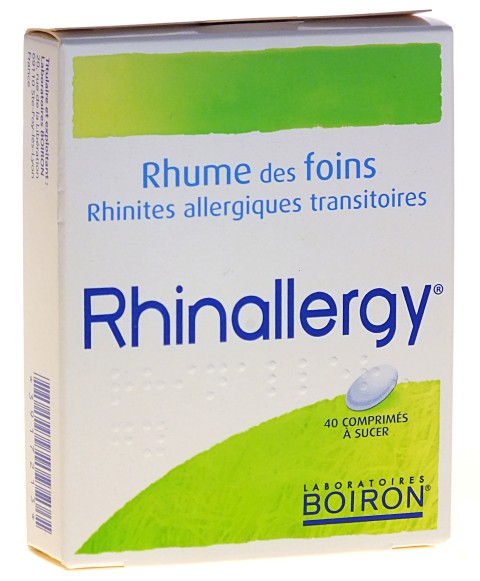 Boiron Rhinallergy 40 Comprimés à Sucer