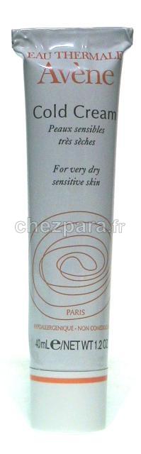 Avène Cold Cream Crème pour Peaux Sensibles 40ml