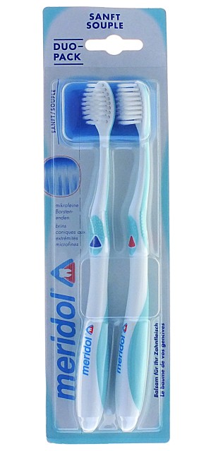 Méridol Brosse à Dents Souple Lot de 2