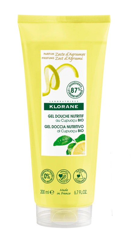 Klorane Gel Douche Zeste d'Agrumes 200ml