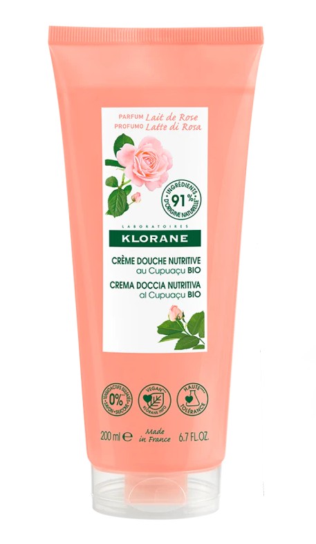 Klorane Crème de Douche Lait de Rose 200ml