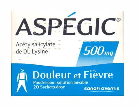 Aspegic 500mg 20 Sachets-Dose