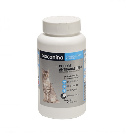Biocanina Poudre Antiparasitaire Chat Tetramethrine