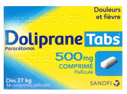 Doliprane Tabs 500mg 16 Comprimés