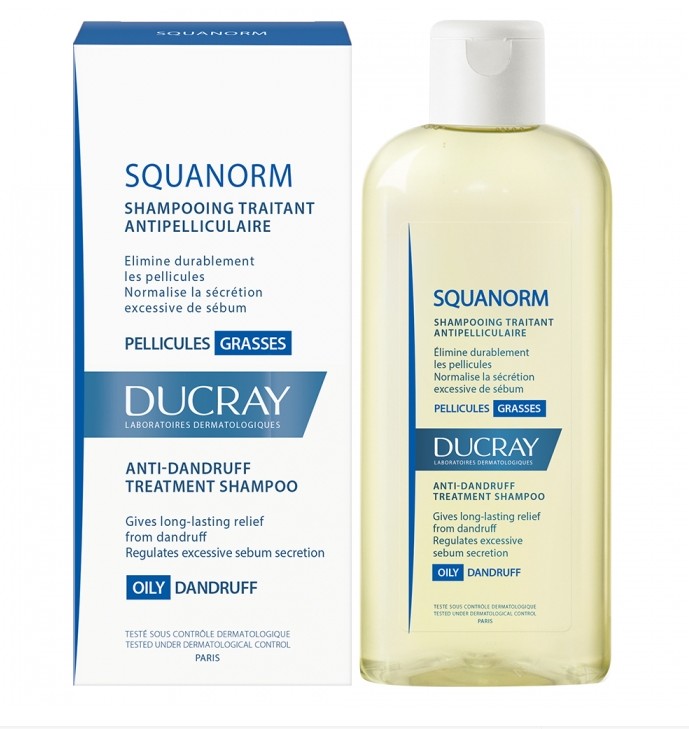 Ducray Squanorm Pellicules Grasses Shampooing 200ml