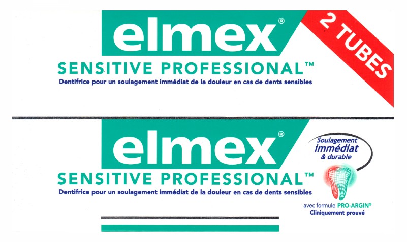 Elmex Sensitive Professional Dentifrice 75ml Lot de 2