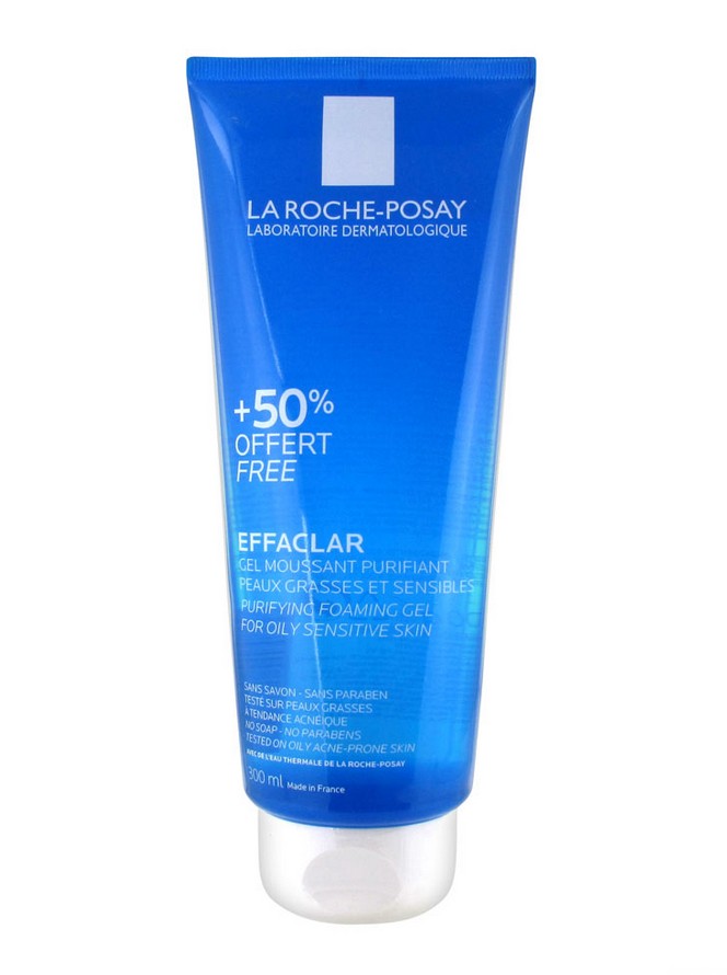 La Roche Posay Effaclar Gel Moussant Purifiant 200ml + 100ml Offert