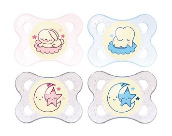 MAM Sucette Silicone Nuit 0m+