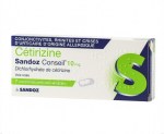 Cetirizine 10mg Sandoz 7 Comprimés
