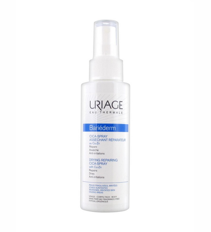 Uriage Bariéderm Cica Spray Asséchant Réparateur au Cu-Zn 100ml